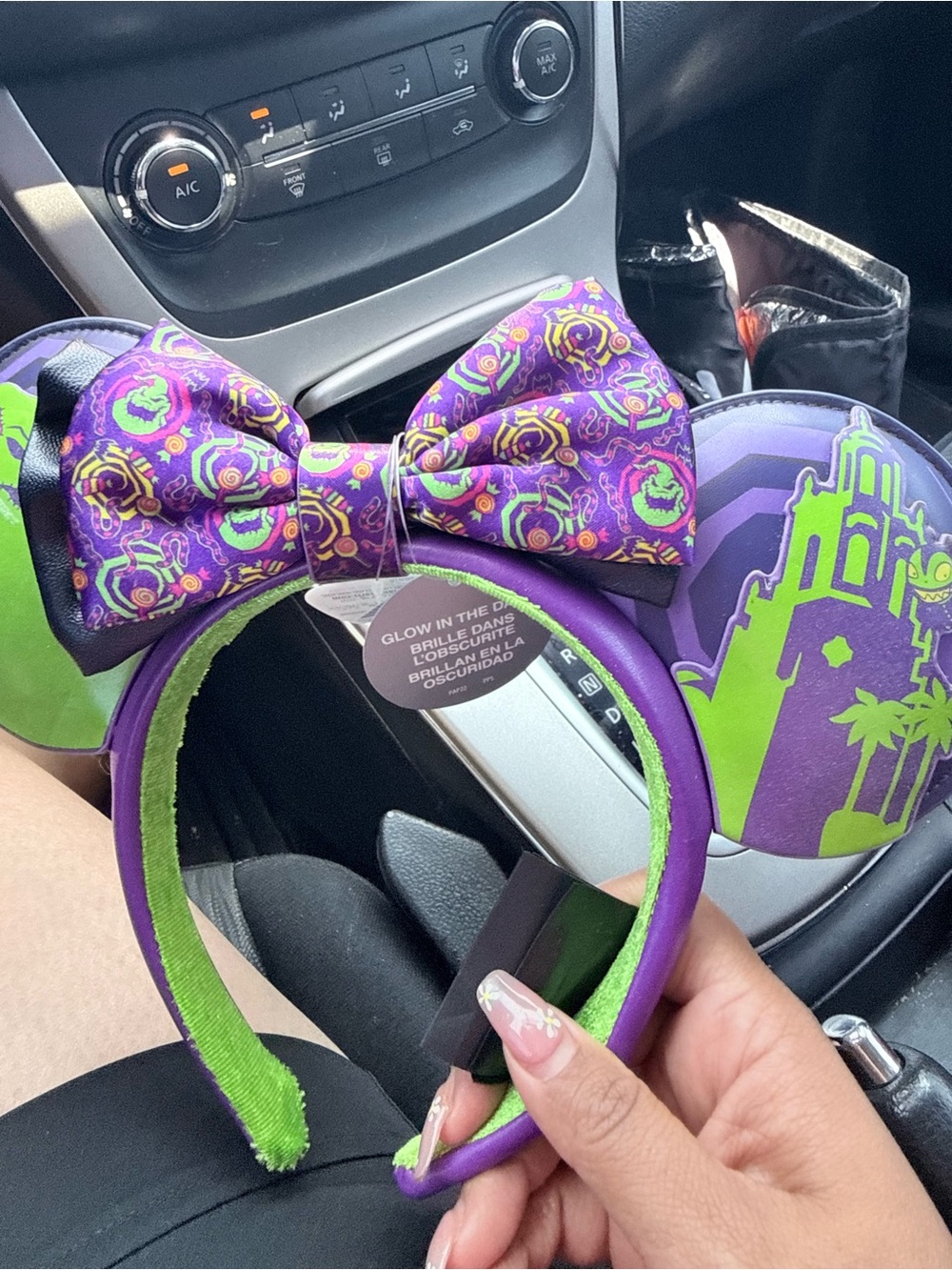 Glow in the dark Mickey ears
